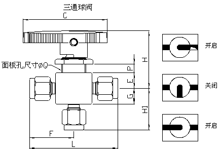 閥門結構圖